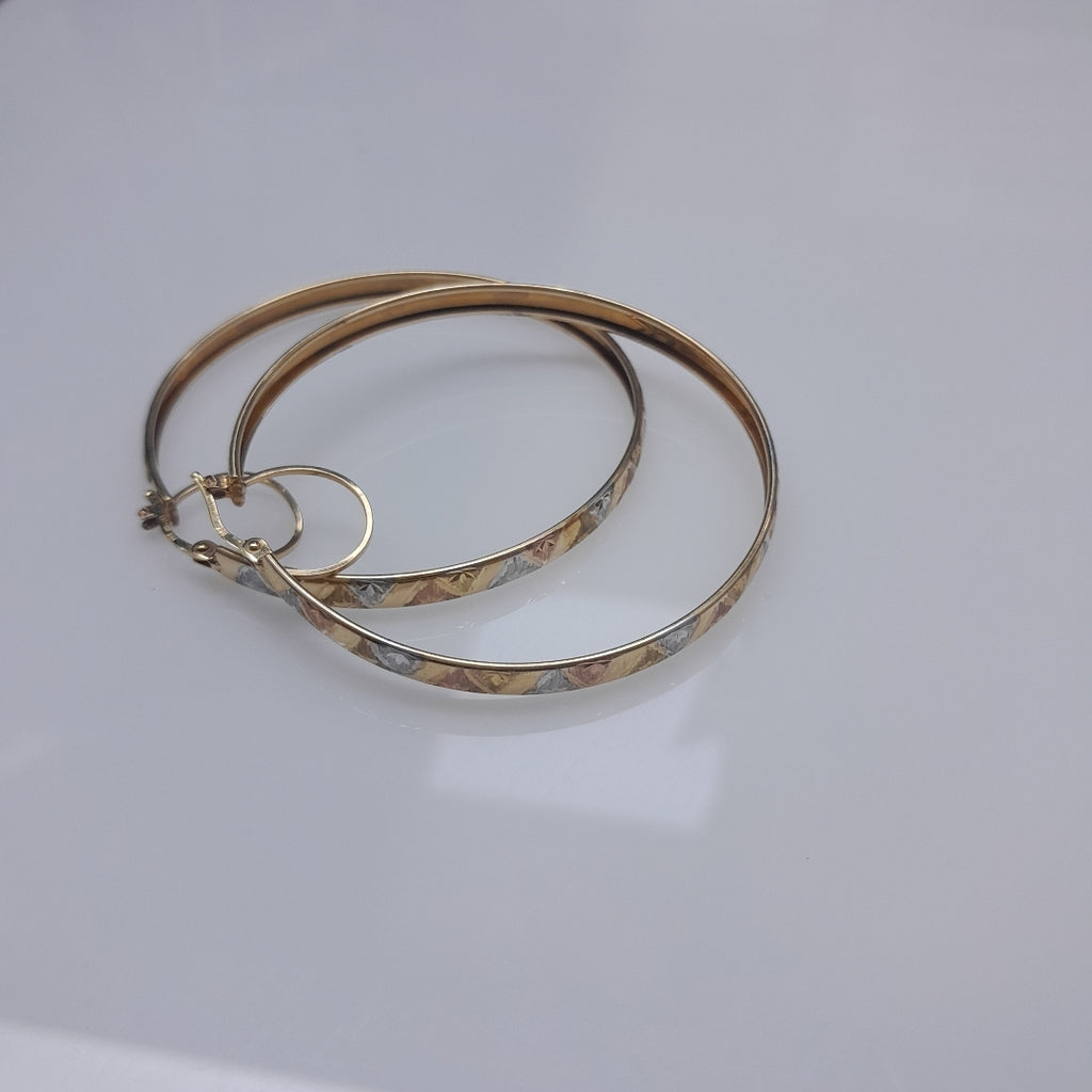 ARRACADAS PAR ORO 10 K 4,60 GRMS (SEMINUEVO)