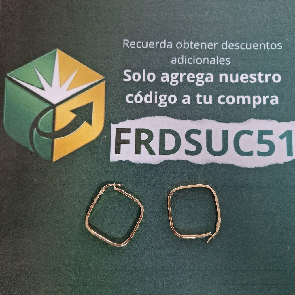 ARETES PAR ORO 14 K 4.6 GRMS (SEMINUEVO)