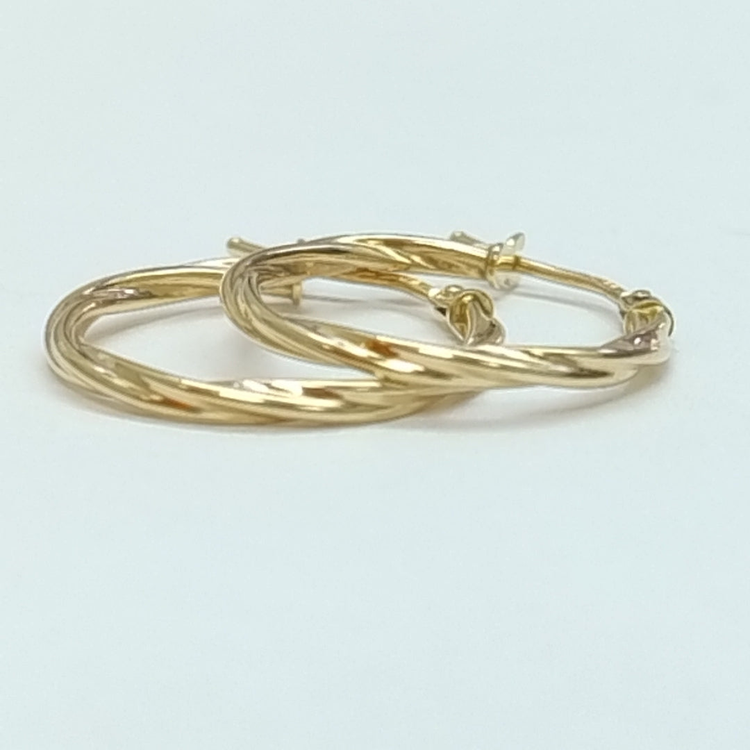 ARRACADAS PAR ORO 14 K 0.8 GRMS (SEMINUEVO)