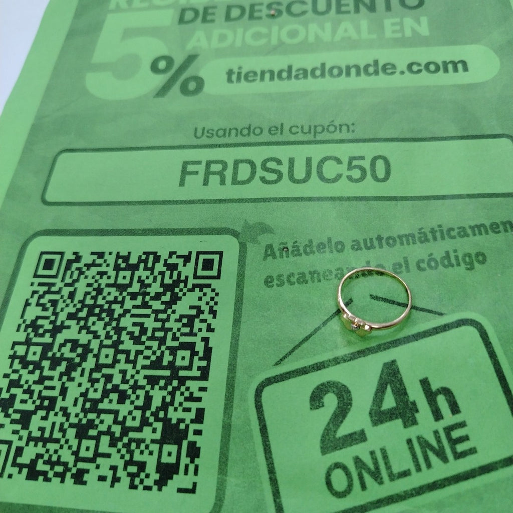 ANILLITO ORO 14 K 1.7 GRMS (SEMINUEVO)