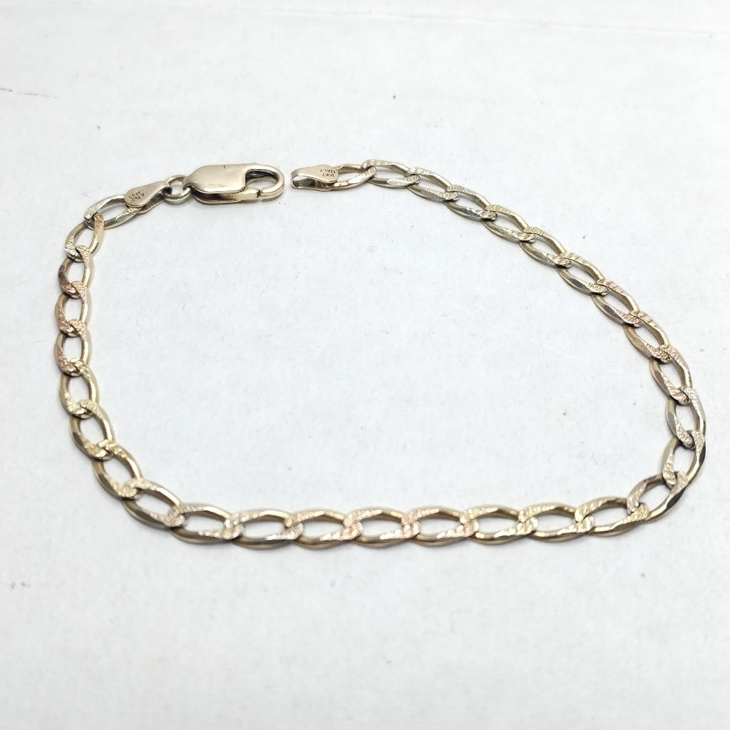 PULSERA ORO, ORO COMBINADO 14 K 6.3 GRMS (SEMINUEVO)