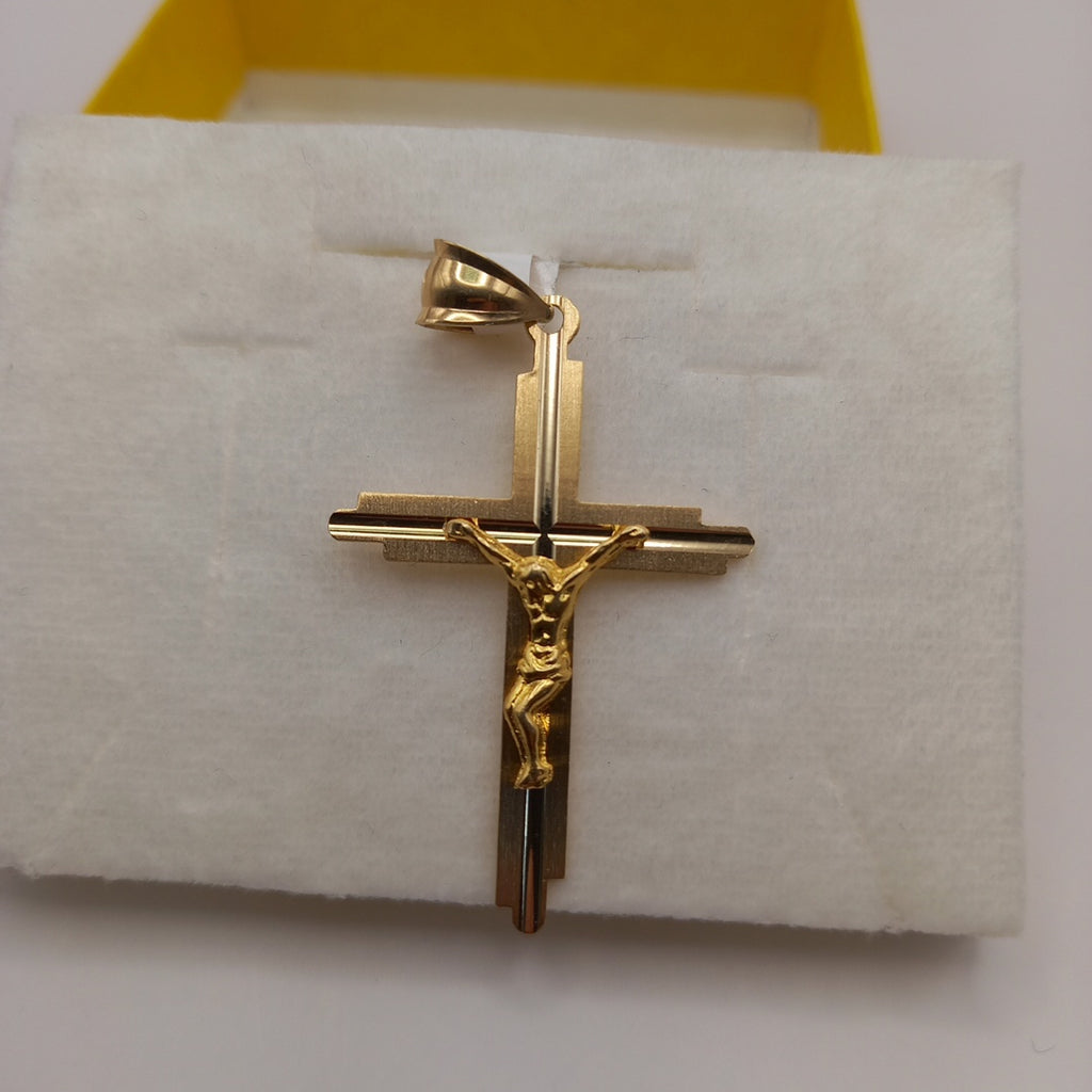 CRUZ, DIJE ORO 14 K 3.7 GRMS (SEMINUEVO)