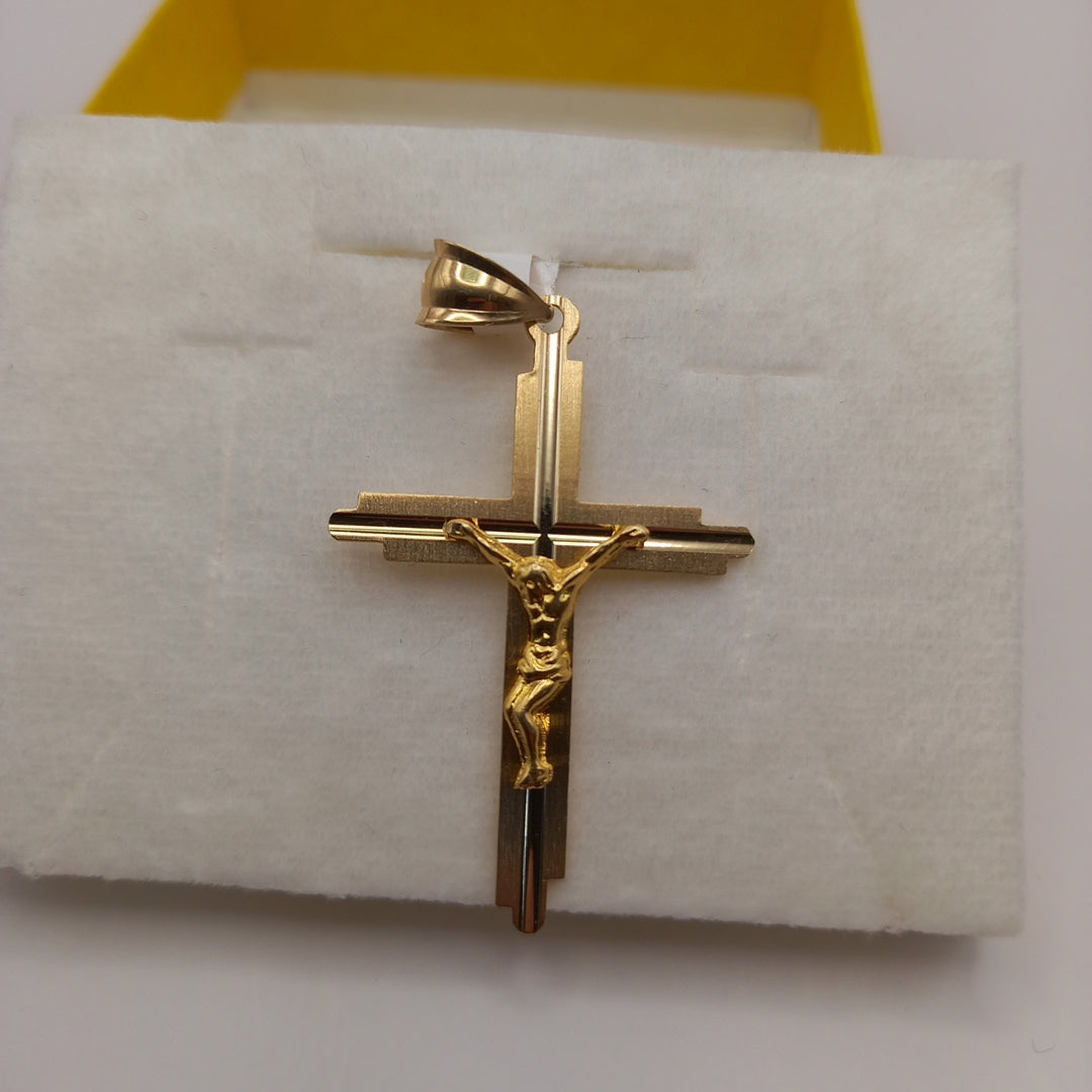 CRUZ, DIJE ORO 14 K 3.7 GRMS (SEMINUEVO)
