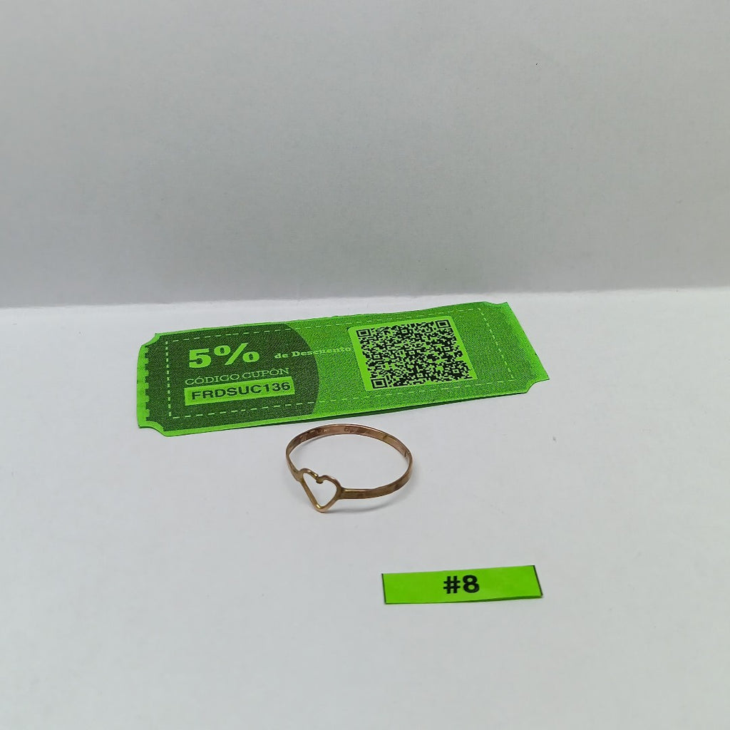 ANILLITO ORO 8 K 0.6 GRMS (SEMINUEVO)