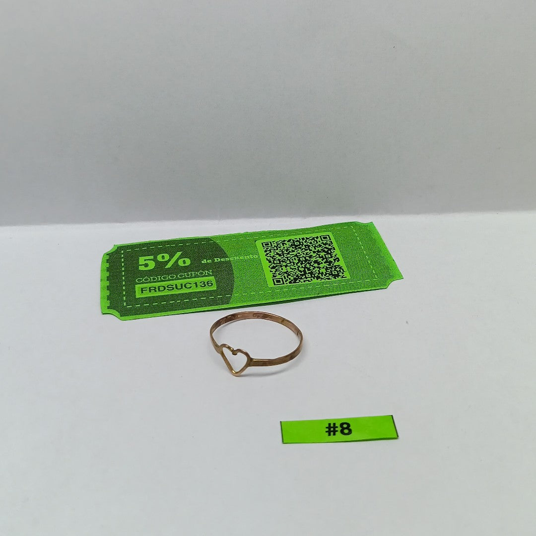 ANILLITO ORO 8 K 0.6 GRMS (SEMINUEVO)