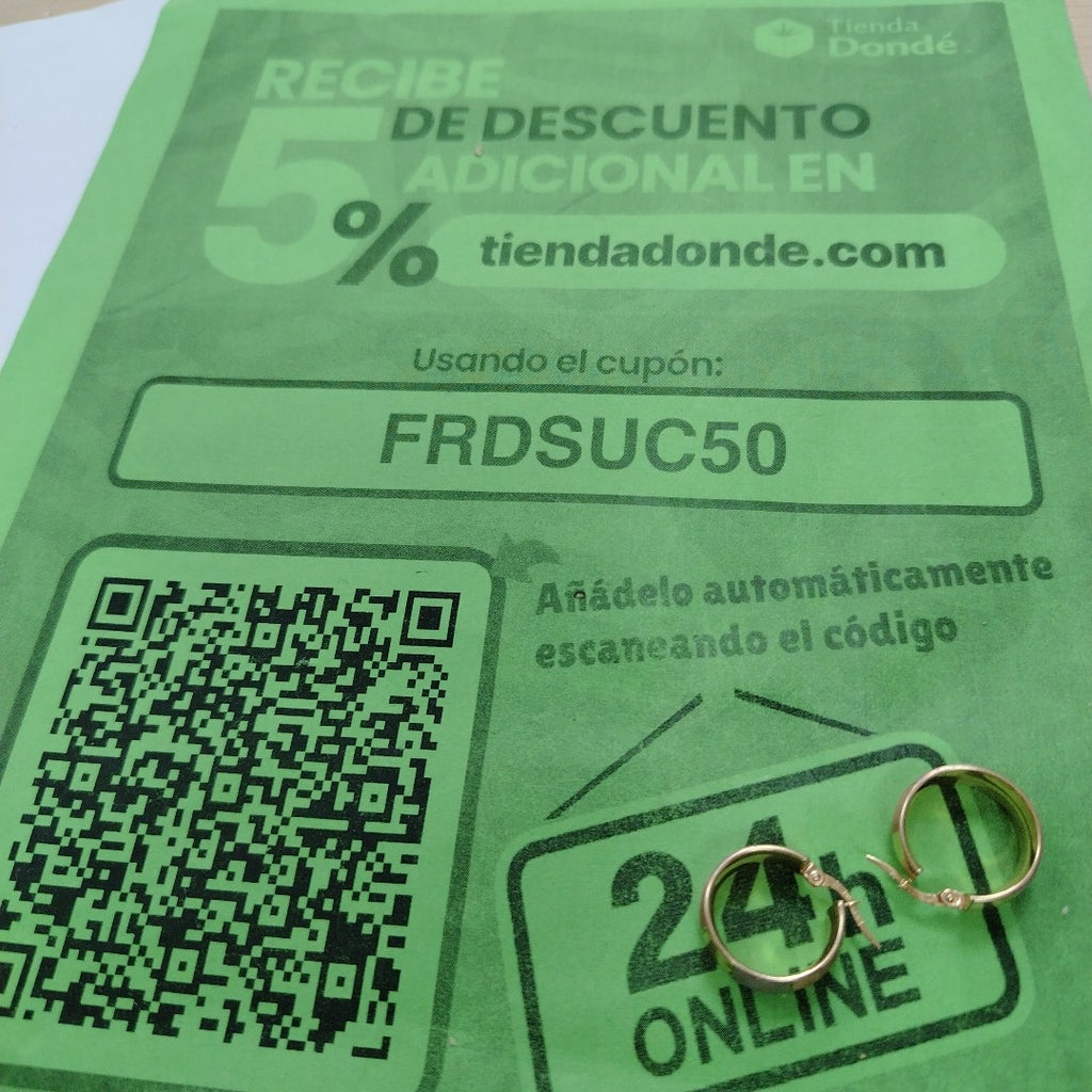 ARRACADAS PAR ORO 10 K 2.2 GRMS (SEMINUEVO)