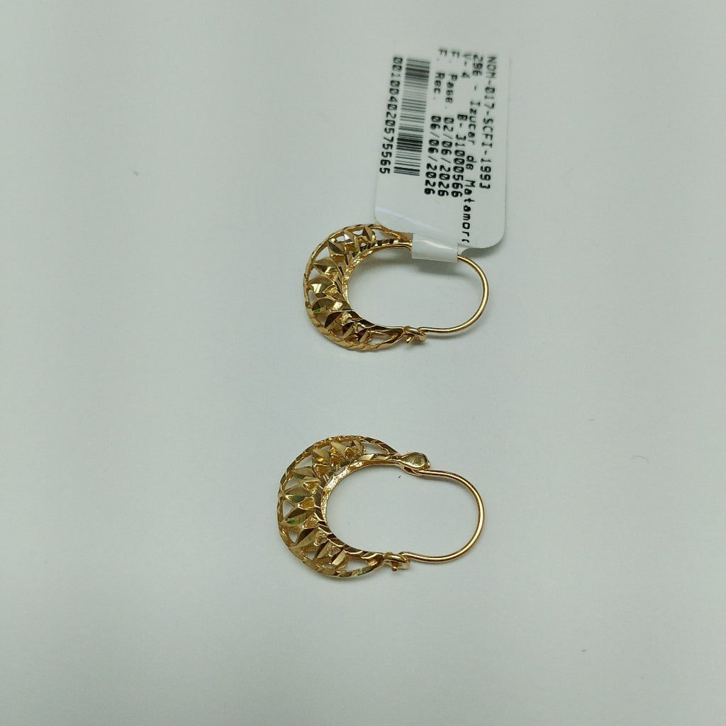 ARRACADAS PAR ORO 10 K 1.5 GRMS (SEMINUEVO)