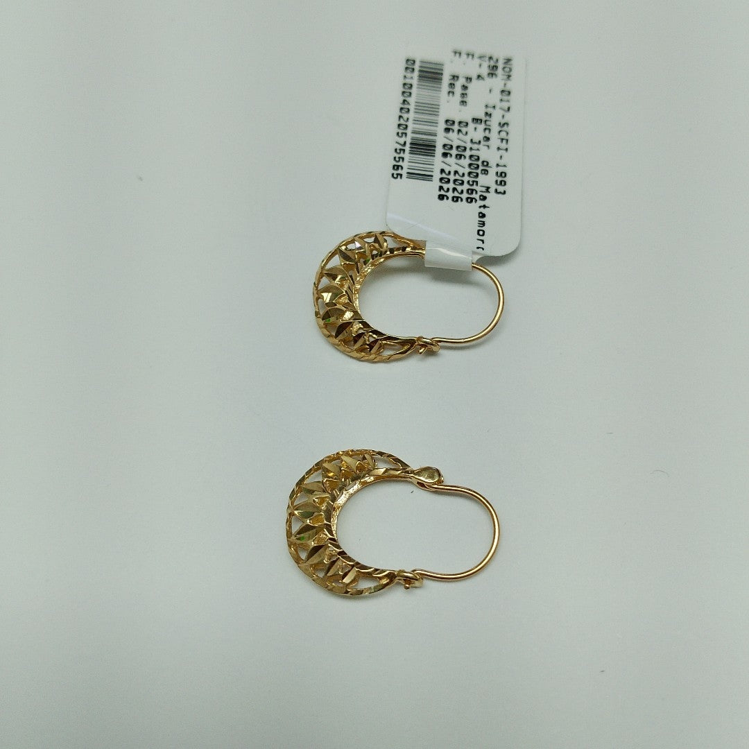 ARRACADAS PAR ORO 10 K 1.5 GRMS (SEMINUEVO)