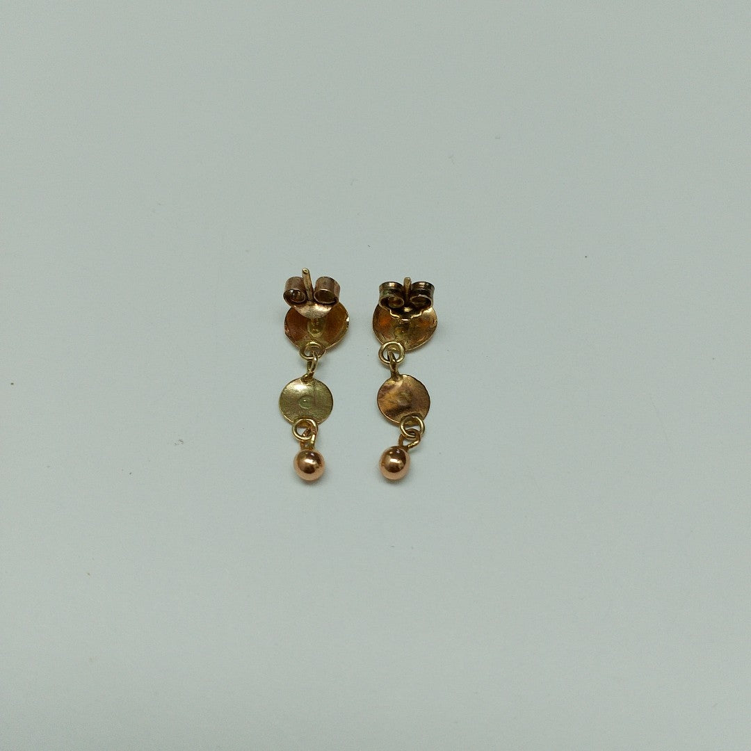 ARETES PAR ORO 10 K 1 GRMS (SEMINUEVO)