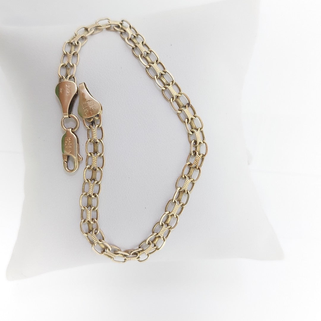 PULSERA ORO 14 K 4.6 GRMS (SEMINUEVO)
