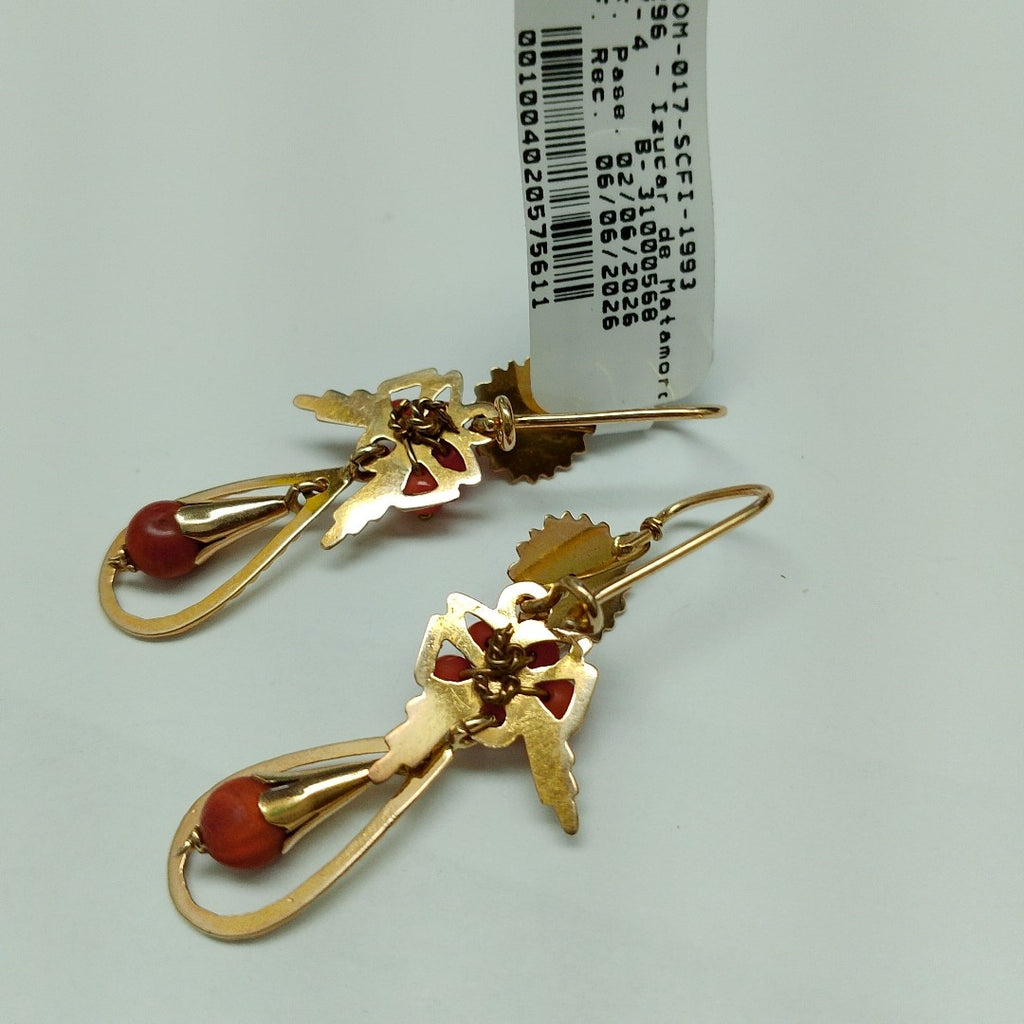 ARETES PAR ORO 10 K 6 GRMS (SEMINUEVO)