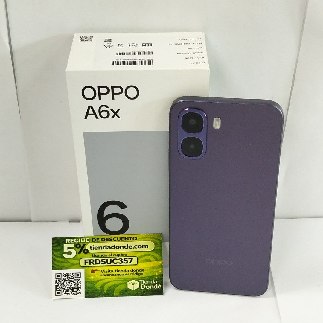 CELULAR OPPO A6X CPH2819 (2025) 128 GB 4 GB RAM (SEMINUEVO)