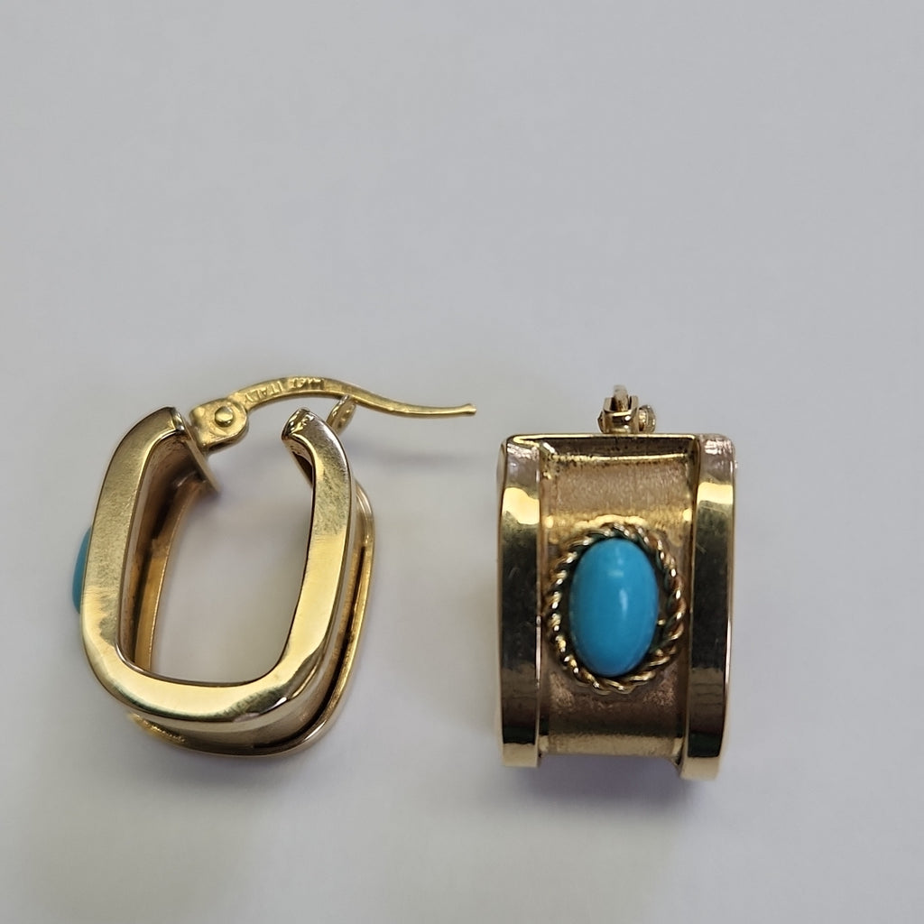 ARETES PAR ORO 14 K 4.3 GRMS (SEMINUEVO)