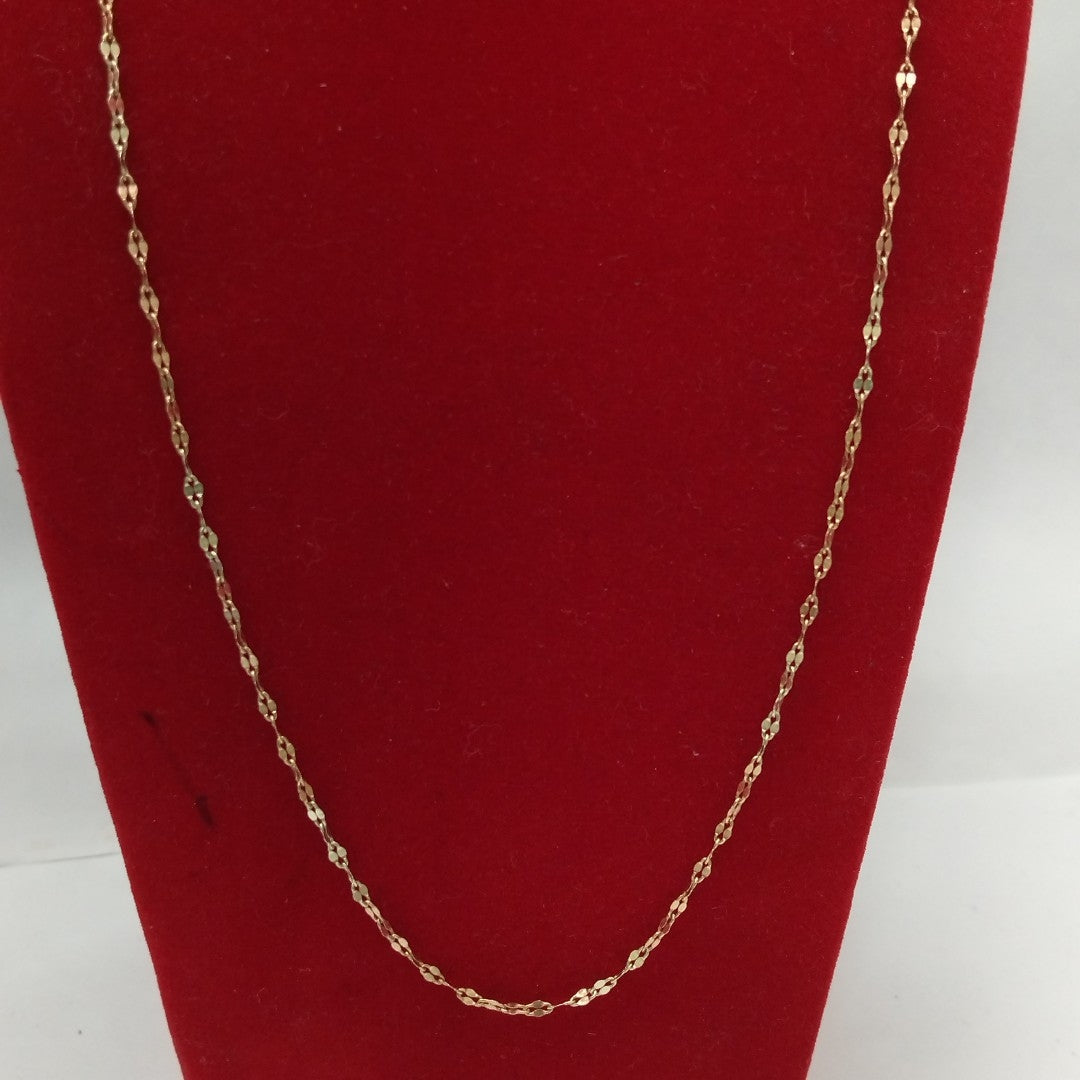 CADENA ORO,ORO COMBINADO 10 K 1,90 GRMS (SEMINUEVO)
