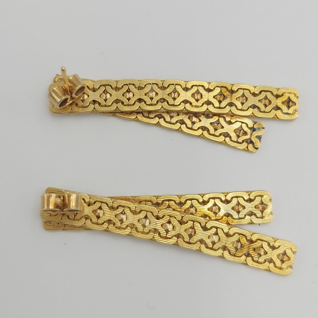 ARETES PAR ORO 14 K 11.3 GRMS (SEMINUEVO)
