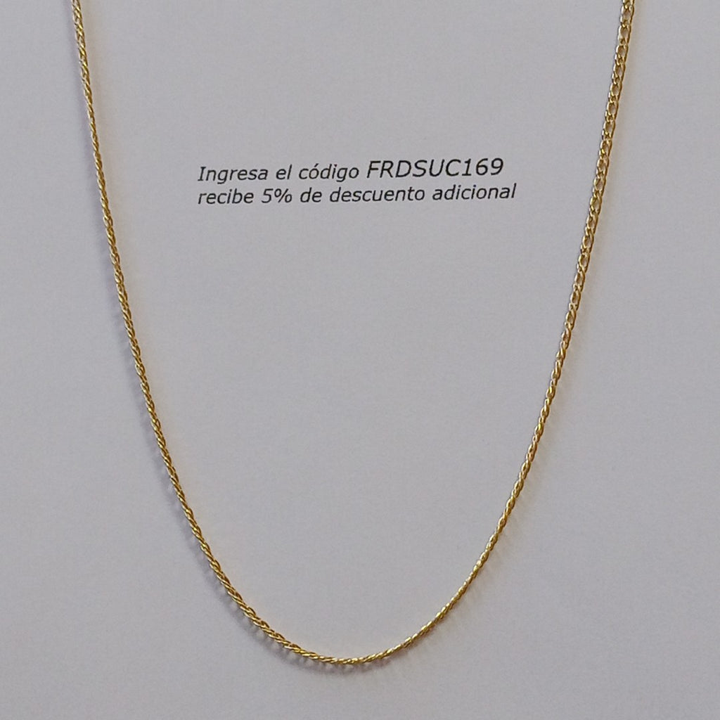 CADENA ORO 14 K 1,10 GRMS (SEMINUEVO)