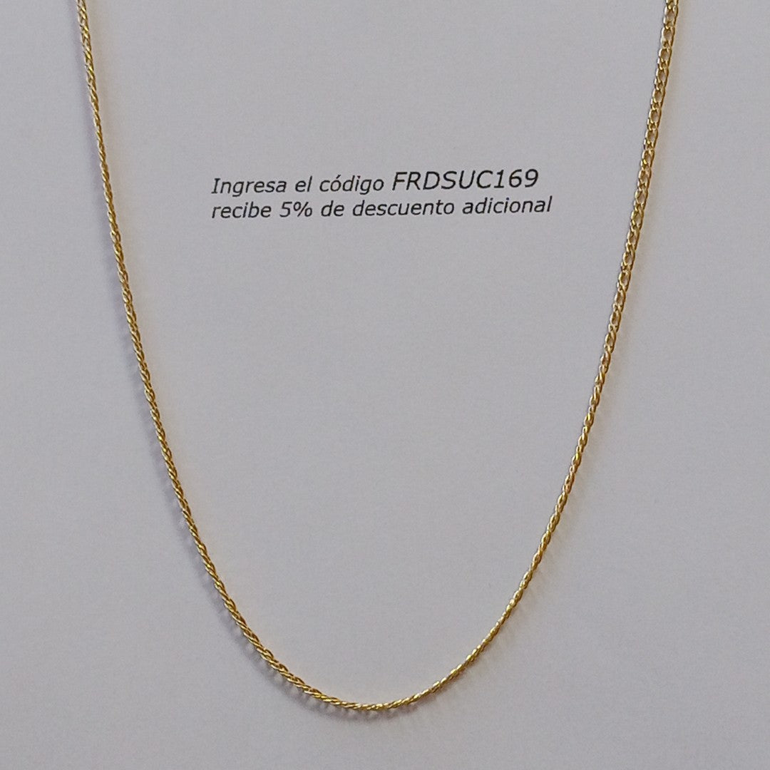 CADENA ORO 14 K 1,10 GRMS (SEMINUEVO)
