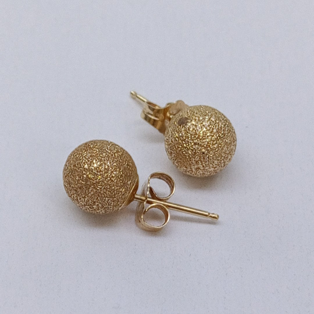 BROQUELES PAR ORO 14 K 1,00 GRMS (SEMINUEVO)
