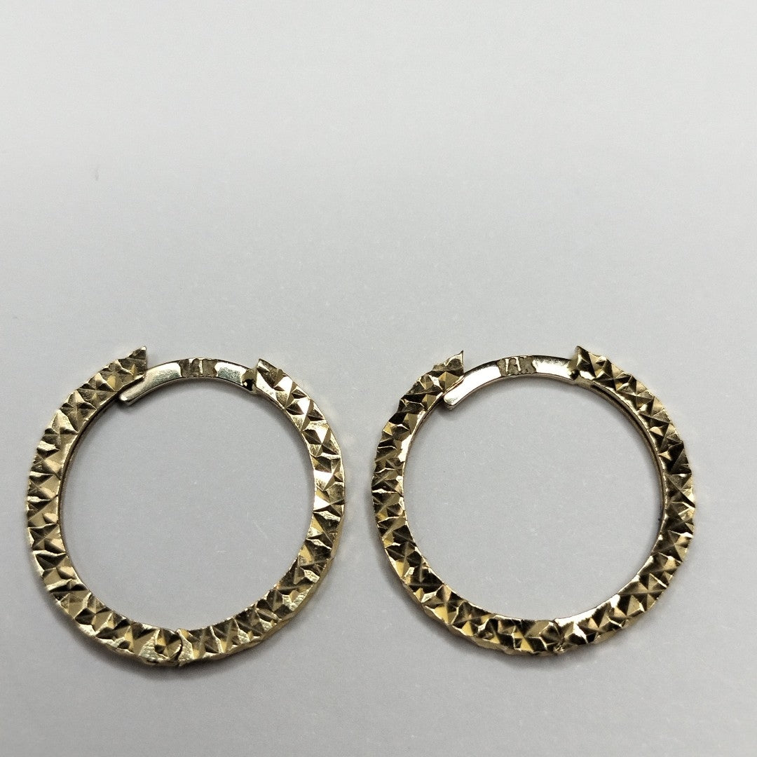 ARRACADAS PAR ORO 14 K 2.3 GRMS (SEMINUEVO)