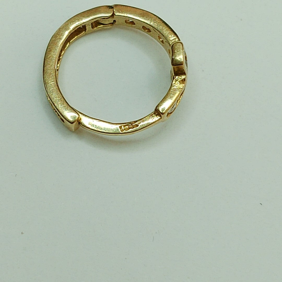 ARRACADAS PAR ORO 10 K 1.6 GRMS (SEMINUEVO)