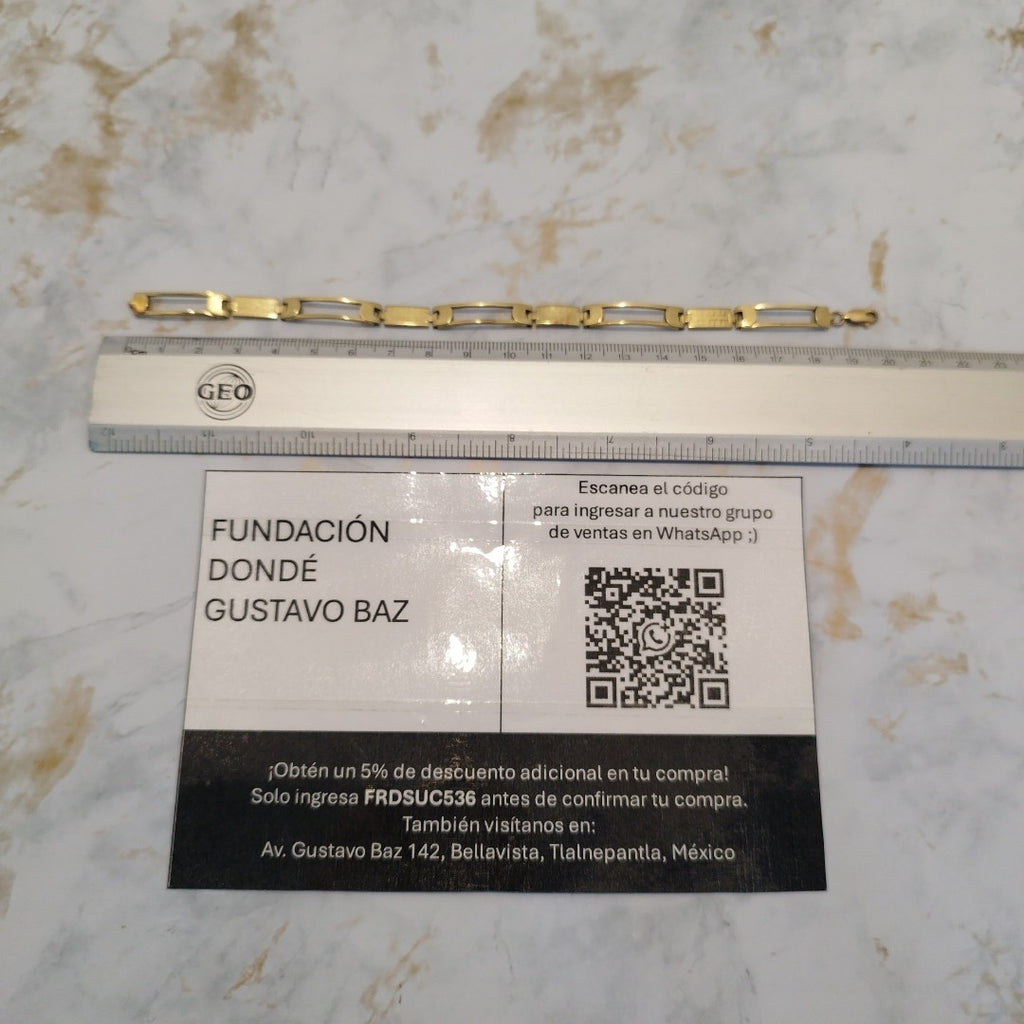 PULSERA ORO 10 K 5.4 GRMS (SEMINUEVO)