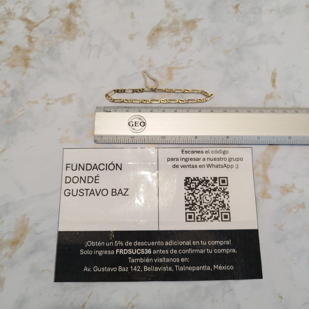 PULSERA ORO 14 K 5.4 GRMS (SEMINUEVO)