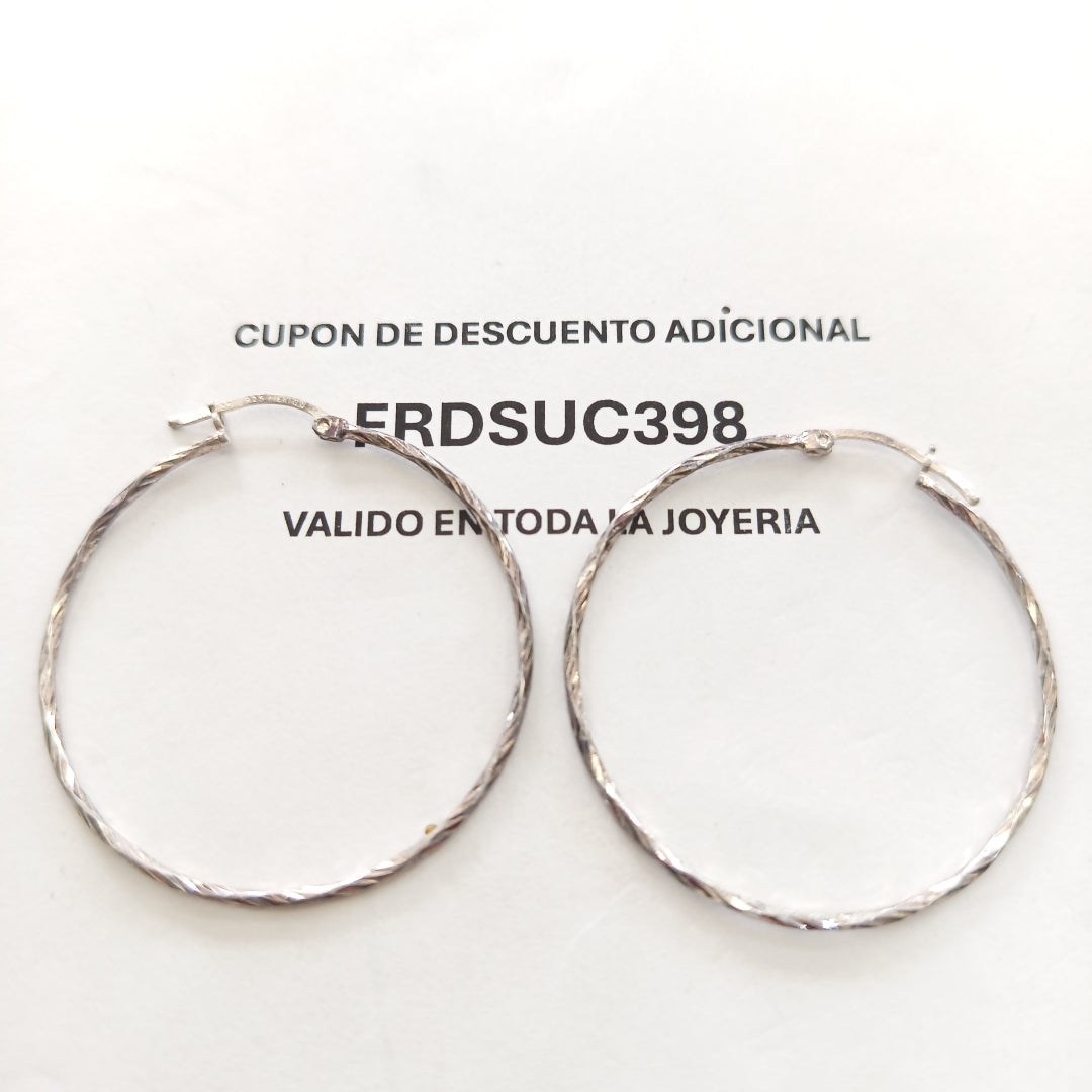 ARRACADAS PAR PLATA 2.5 GRMS (SEMINUEVO)