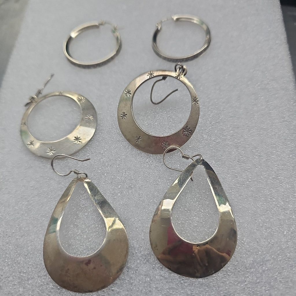 ARETES PAR PLATA 26.3 GRMS (SEMINUEVO)