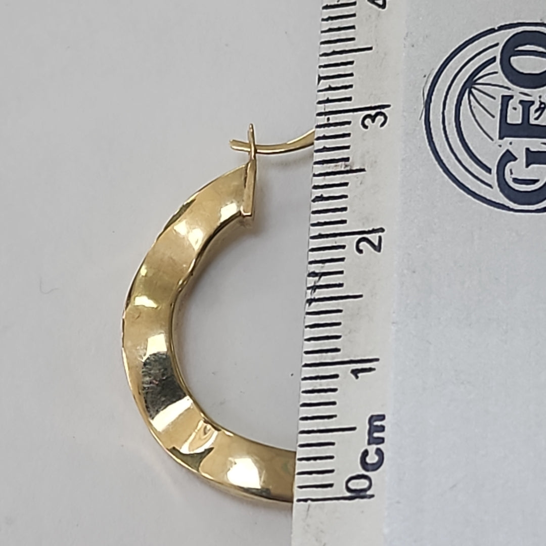 ARRACADAS PAR ORO 10 K 3 GRMS (SEMINUEVO)