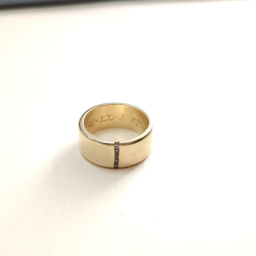 ARGOLLA ORO 14 K 7.9 GRMS (SEMINUEVO)