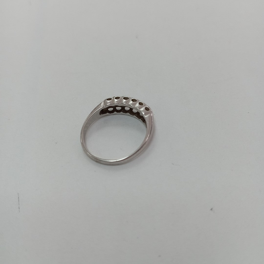 ANILLITO ORO BLANCO 14 K 2 GRMS (SEMINUEVO)