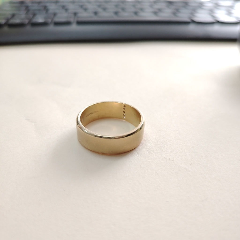 ARGOLLA ORO 14 K 10.8 GRMS (SEMINUEVO)