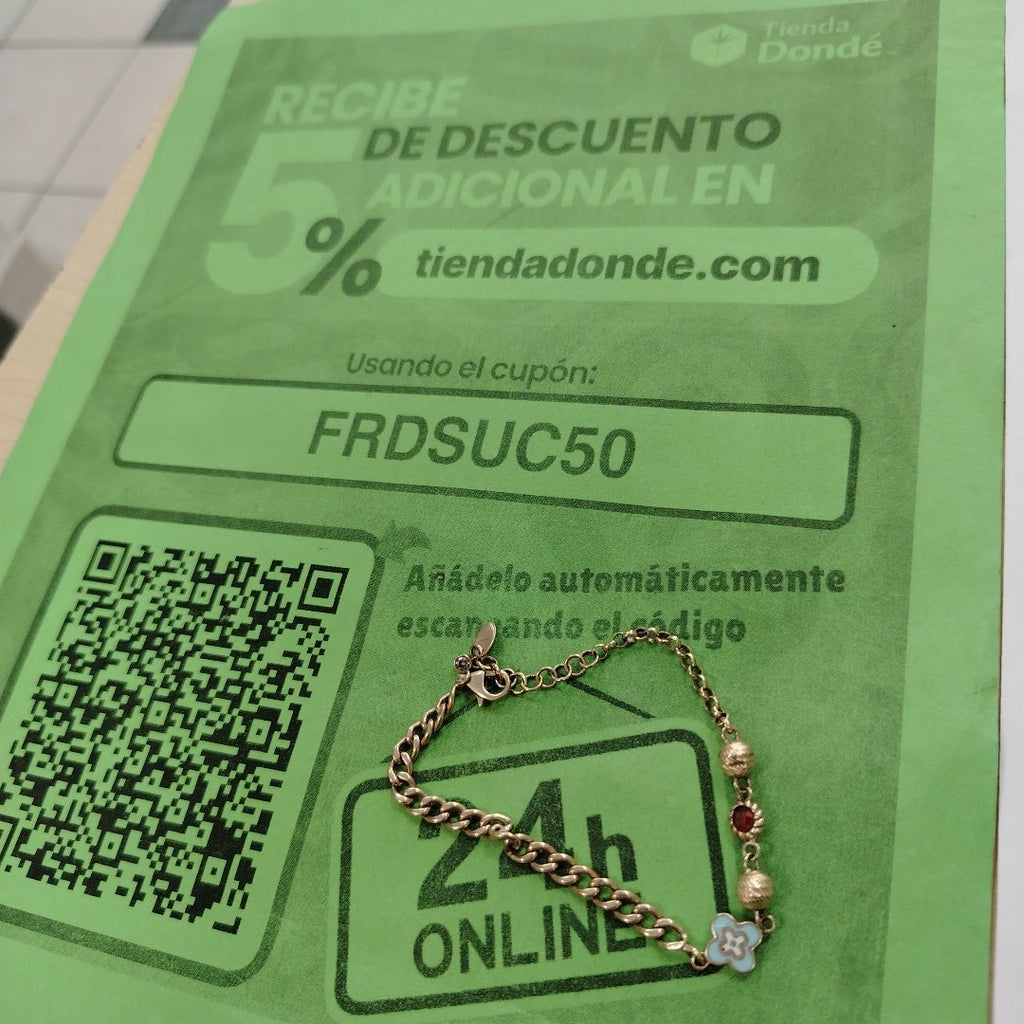 PULSERA ORO 14 K 5.4 GRMS (SEMINUEVO)