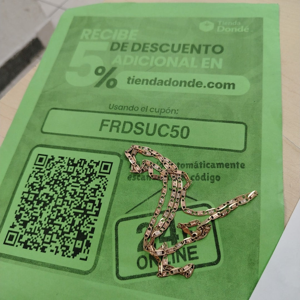 CADENA ORO 10 K 11.9 GRMS (SEMINUEVO)