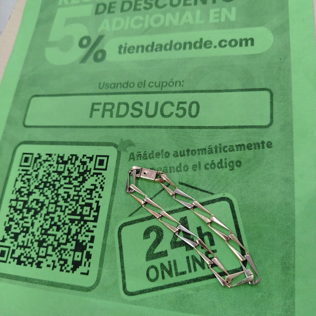 PULSERA ORO 10 K 5.3 GRMS (SEMINUEVO)