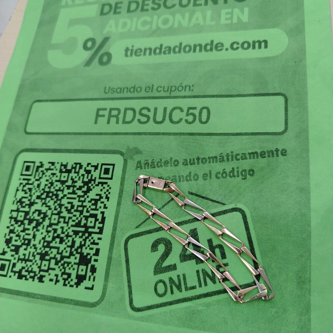 PULSERA ORO 10 K 5.3 GRMS (SEMINUEVO)