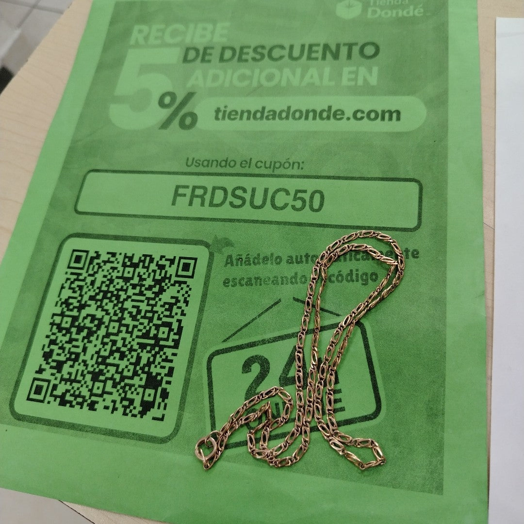 CADENA ORO 10 K 10 GRMS (SEMINUEVO)