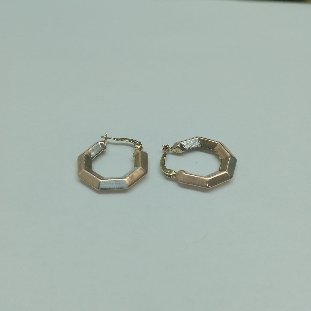 ARRACADAS PAR ORO 10 K 1.4 GRMS (SEMINUEVO)