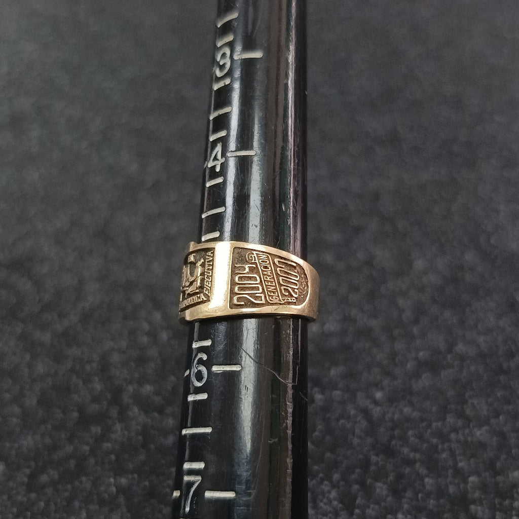ANILLO CONMEMORATIVO ORO 14 K 6,20 GRMS (SEMINUEVO)