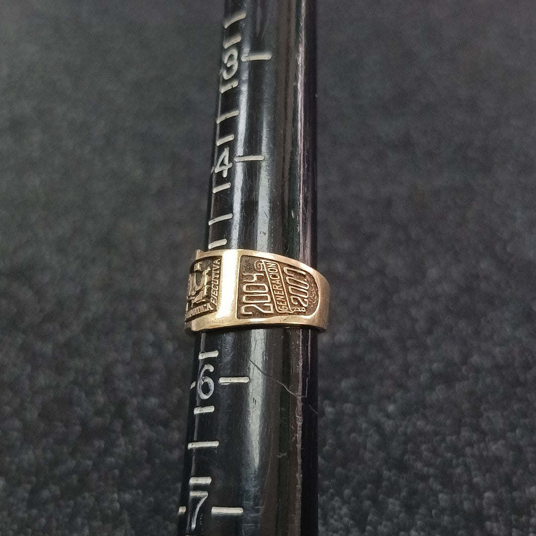 ANILLO CONMEMORATIVO ORO 14 K 6,20 GRMS (SEMINUEVO)