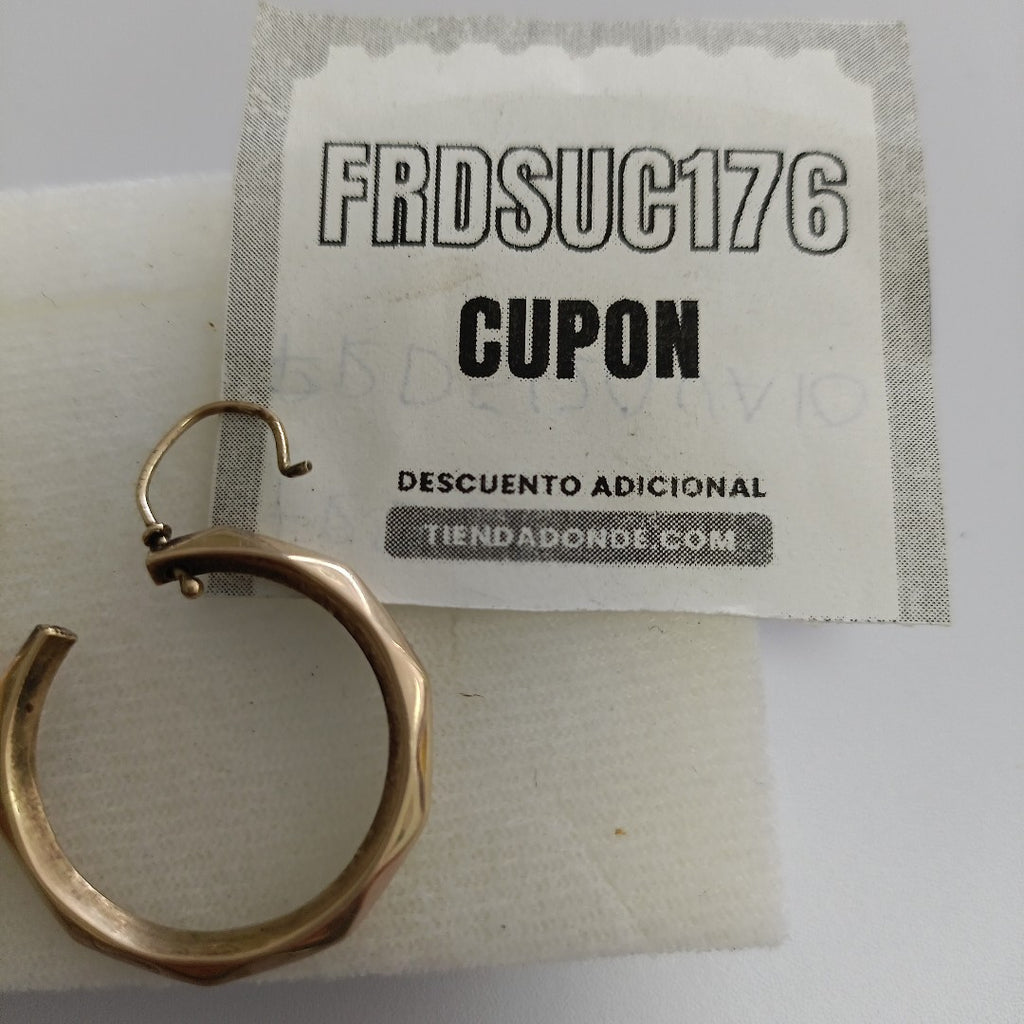 ARRACADAS PAR ORO 10 K 2,70 GRMS (SEMINUEVO)