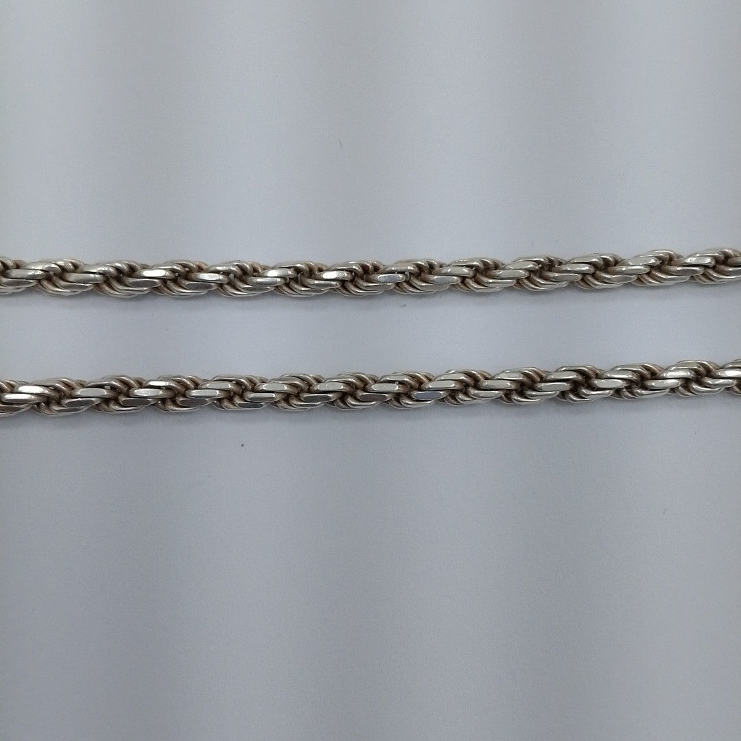 CADENA, CRUCIFIJO PLATA 38.7 GRMS (SEMINUEVO)
