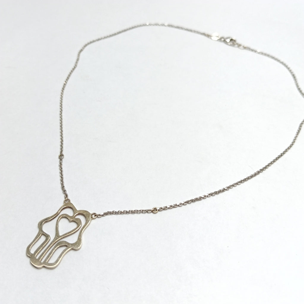 GARGANTILLA ORO BLANCO 14 K 3,90 GRMS (SEMINUEVO)
