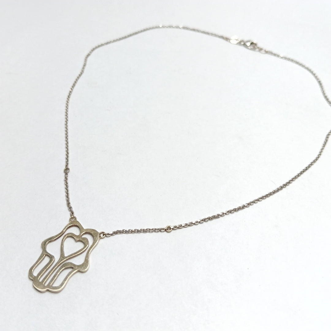 GARGANTILLA ORO BLANCO 14 K 3,90 GRMS (SEMINUEVO)