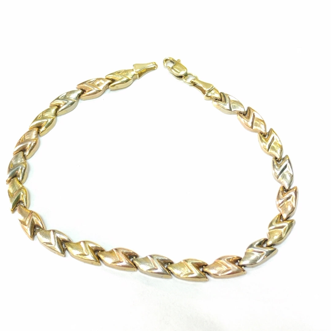 PULSERA ORO,ORO COMBINADO 14 K 5,20 GRMS (SEMINUEVO)