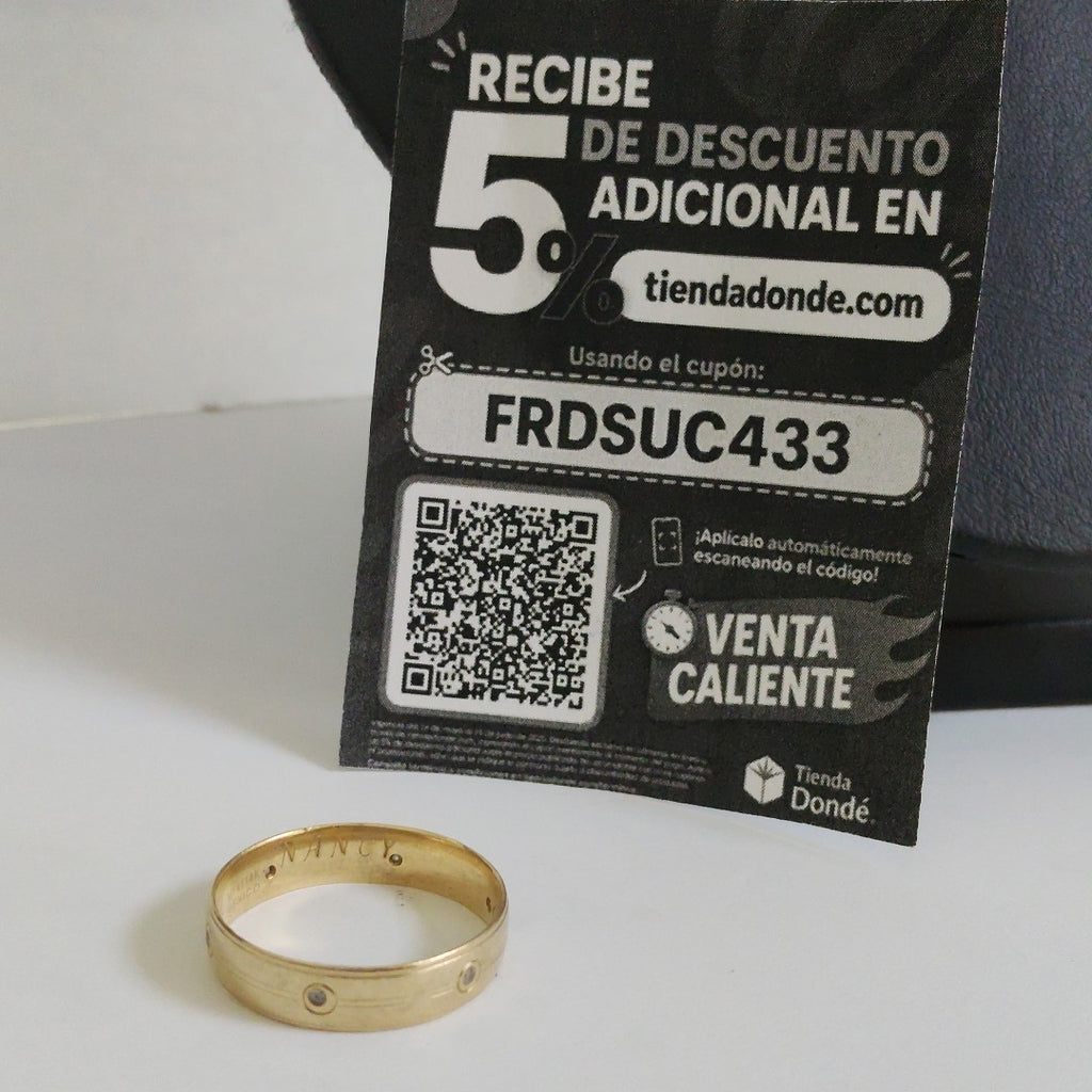 ARGOLLA ORO 14 K 4.5 GRMS (SEMINUEVO)