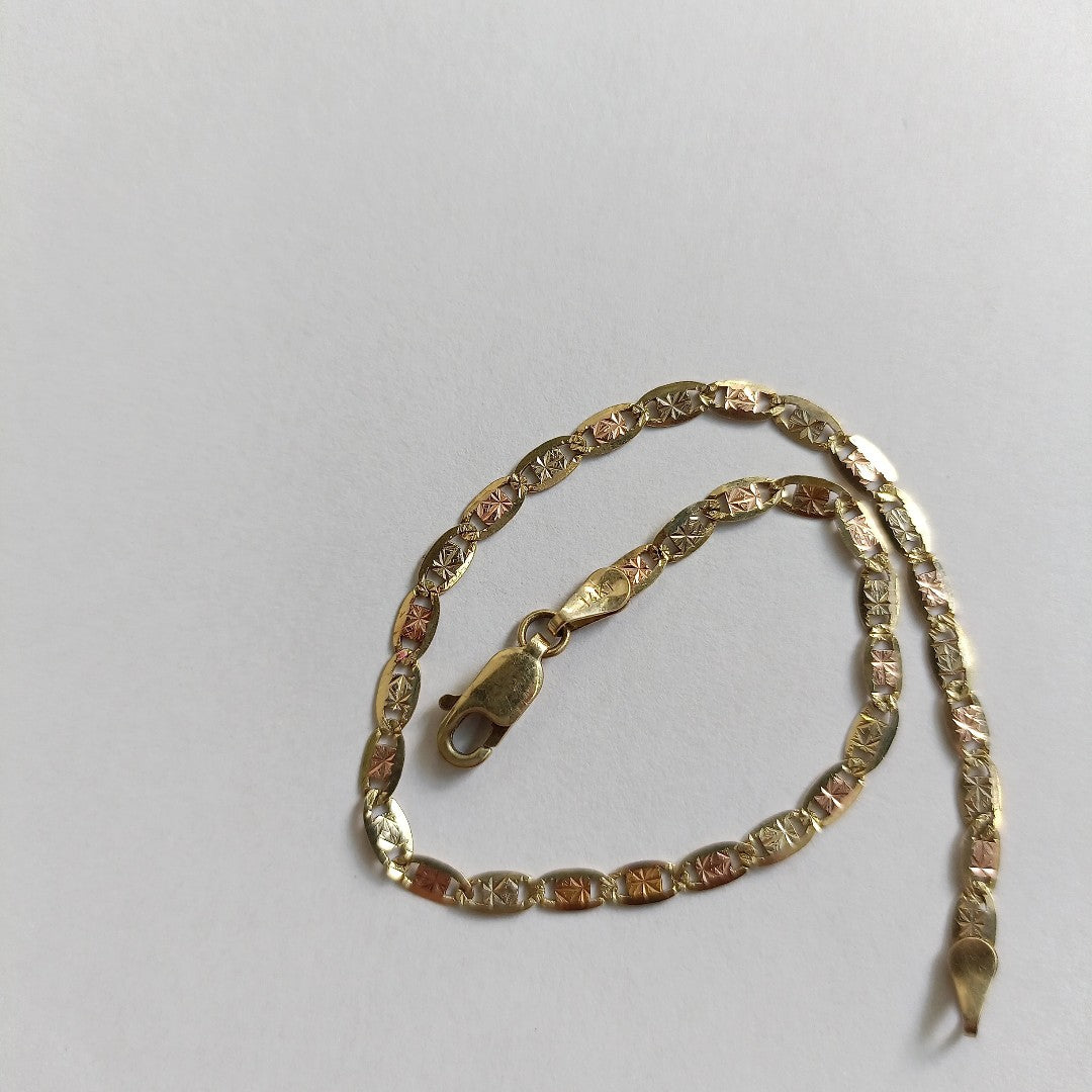 PULSERA ORO 14 K 2.2 GRMS (SEMINUEVO)