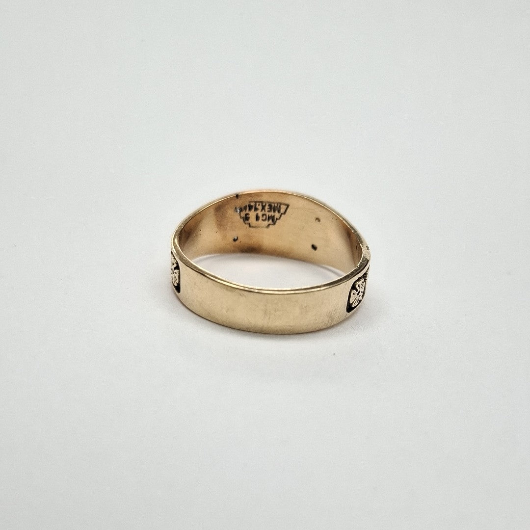 ANILLO ORO 14 K 4.5 GRMS (SEMINUEVO)