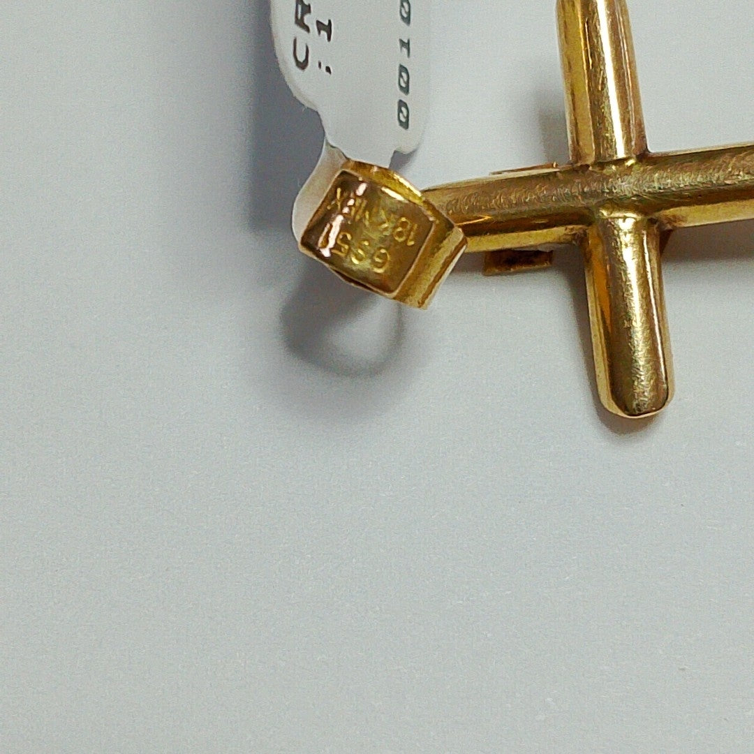 CRUCIFIJO ORO 18 K 1.4 GRMS (SEMINUEVO)