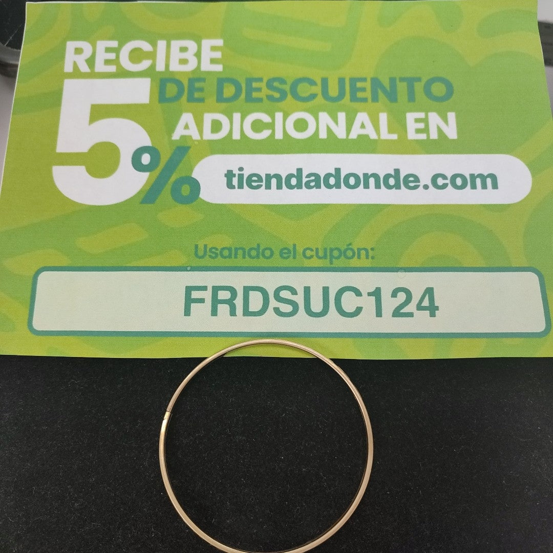 PULSERA RIGIDA ORO 10 K 4,80 GRMS (SEMINUEVO)